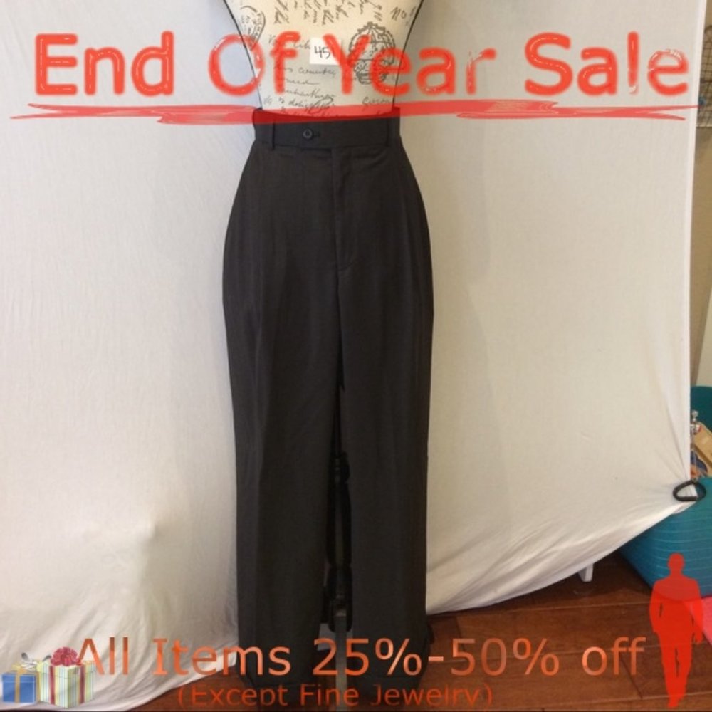 Light Grey Men’s Business Slacks - Picture 1 of 6